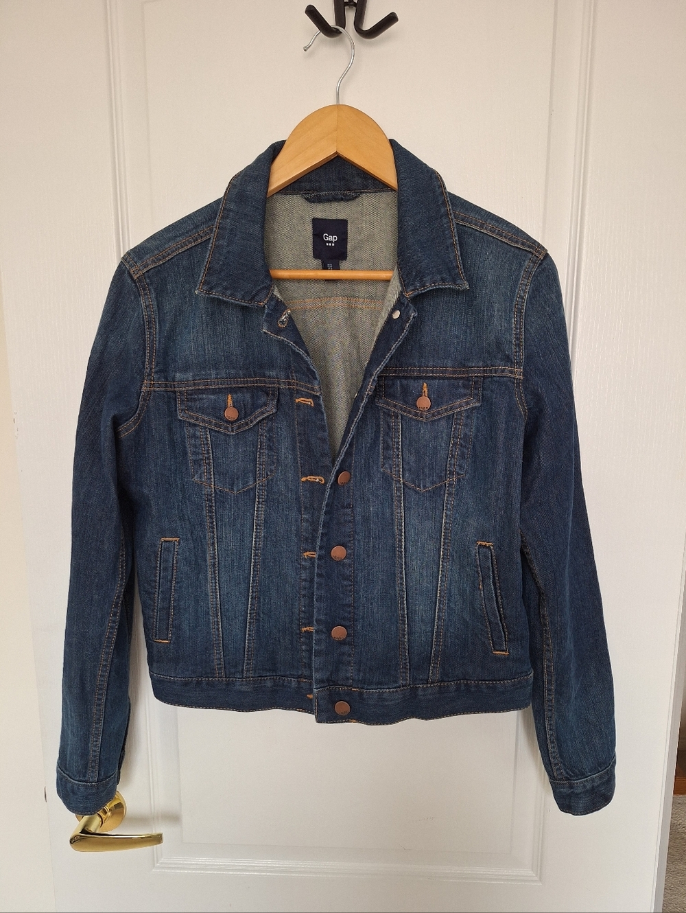 Gap Dark Blue Denim Jean Jacket Oversized Small